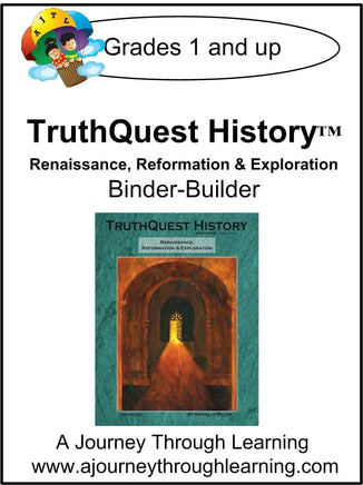 Renaissance/Reformation/Exploration Supplements Made for TruthQuest History - A Journey Through Learning Lapbooks 