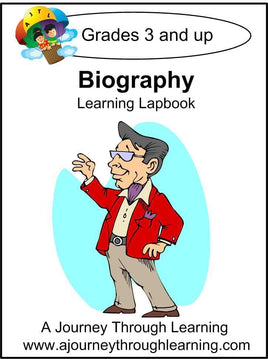 Biography Lapbook (no study guide) - A Journey Through Learning Lapbooks 