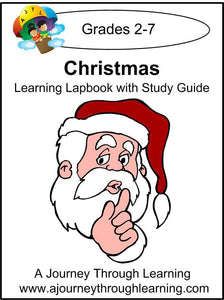 Christmas Lapbook with Study Guide - A Journey Through Learning Lapbooks 