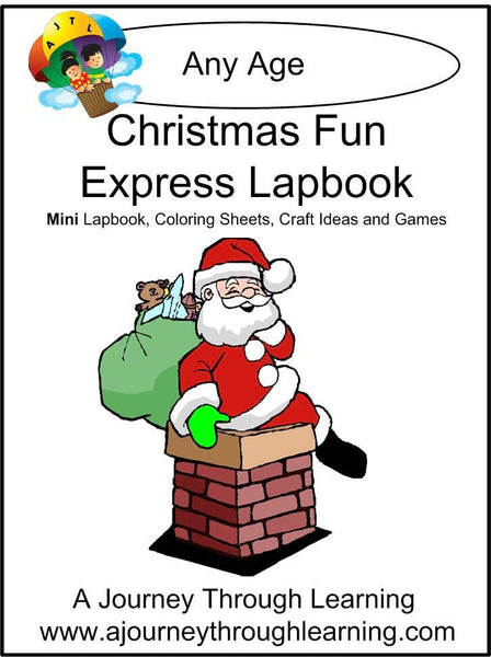 Christmas Fun Express Lapbook - A Journey Through Learning Lapbooks 