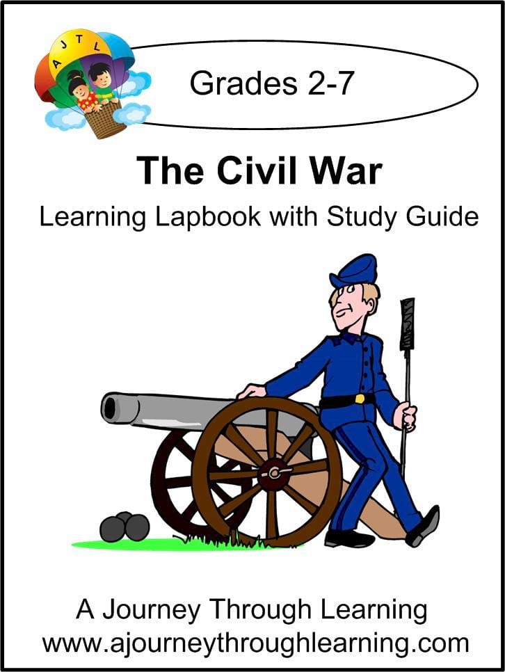 Civil War Lapbook with Study Guide - A Journey Through Learning Lapbooks 