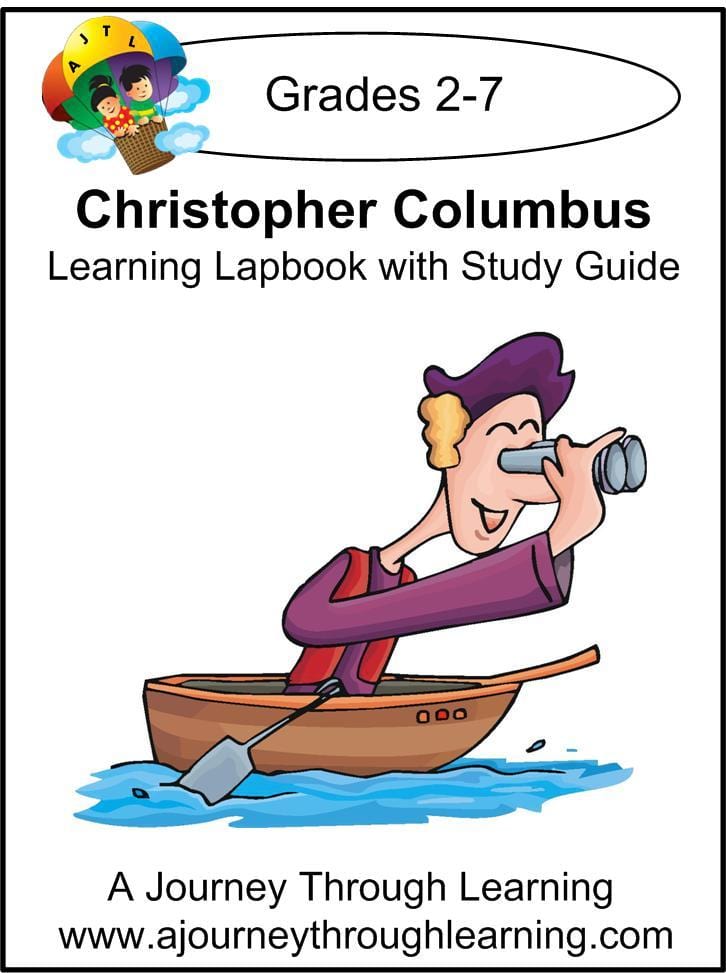 Christopher Columbus Lapbook with Study Guide - A Journey Through Learning Lapbooks 