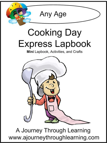 Cooking Day Express Lapbook - A Journey Through Learning Lapbooks 