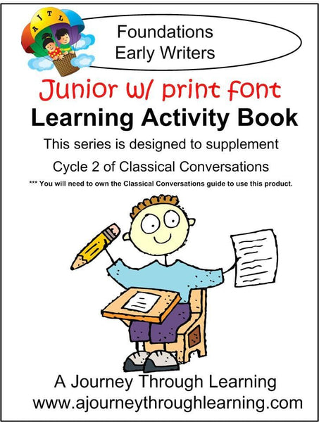 Classical Conversations JUNIOR Learning Activity Book 4th Edition Cycle 2 - A Journey Through Learning Lapbooks 