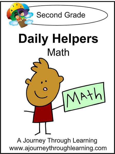 Daily Helper Grade 2 Math Lapbook - A Journey Through Learning Lapbooks 