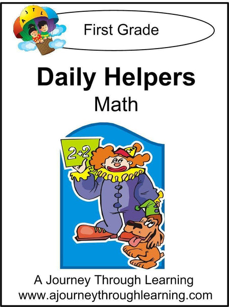 Daily Helper Grade 1 Math Lapbook - A Journey Through Learning Lapbooks 