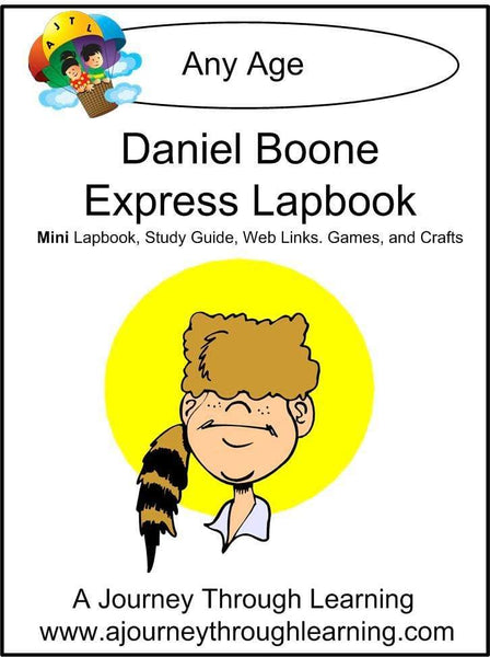 Daniel Boone Express Lapbook - A Journey Through Learning Lapbooks 