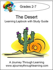 Desert Lapbook with Study Guide - A Journey Through Learning Lapbooks 