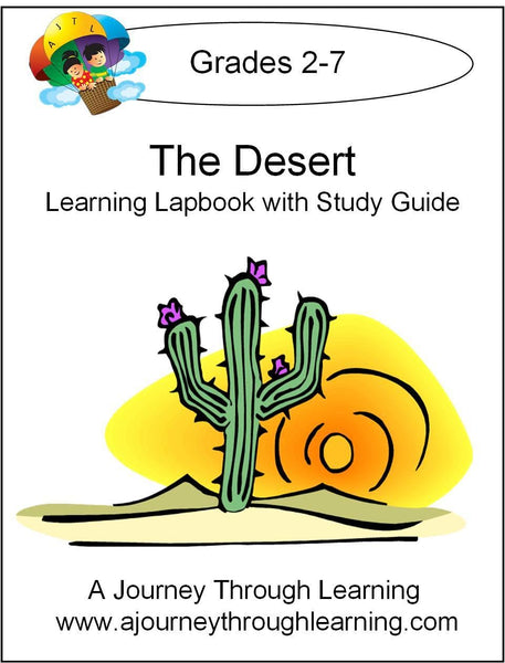 Desert Lapbook with Study Guide - A Journey Through Learning Lapbooks 