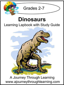 Dinosaurs Lapbook with Study Guide - A Journey Through Learning Lapbooks 