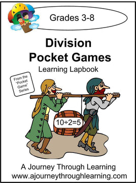 Division Pockets Lapbook - A Journey Through Learning Lapbooks 