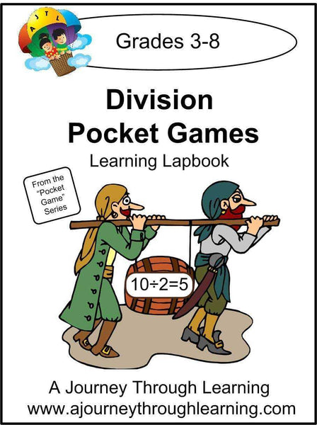 Division Pockets Lapbook - A Journey Through Learning Lapbooks 