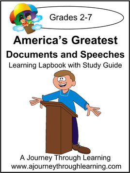 America's Greatest Documents and Speeches Lapbook with Study Guide - A Journey Through Learning Lapbooks 