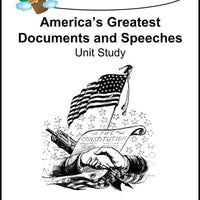 America's Greatest Documents and Speeches Unit Study - A Journey Through Learning Lapbooks 