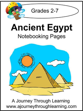 Ancient Egypt Notebooking Pages - A Journey Through Learning Lapbooks 