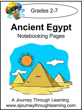 Ancient Egypt Notebooking Pages - A Journey Through Learning Lapbooks 