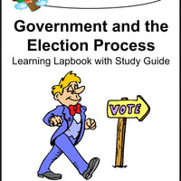 Government and the Election Process Grades 2-5 Lapbook with Study Guide
