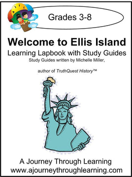 Welcome to Ellis Island Lapbook with Study Guide - A Journey Through Learning Lapbooks 