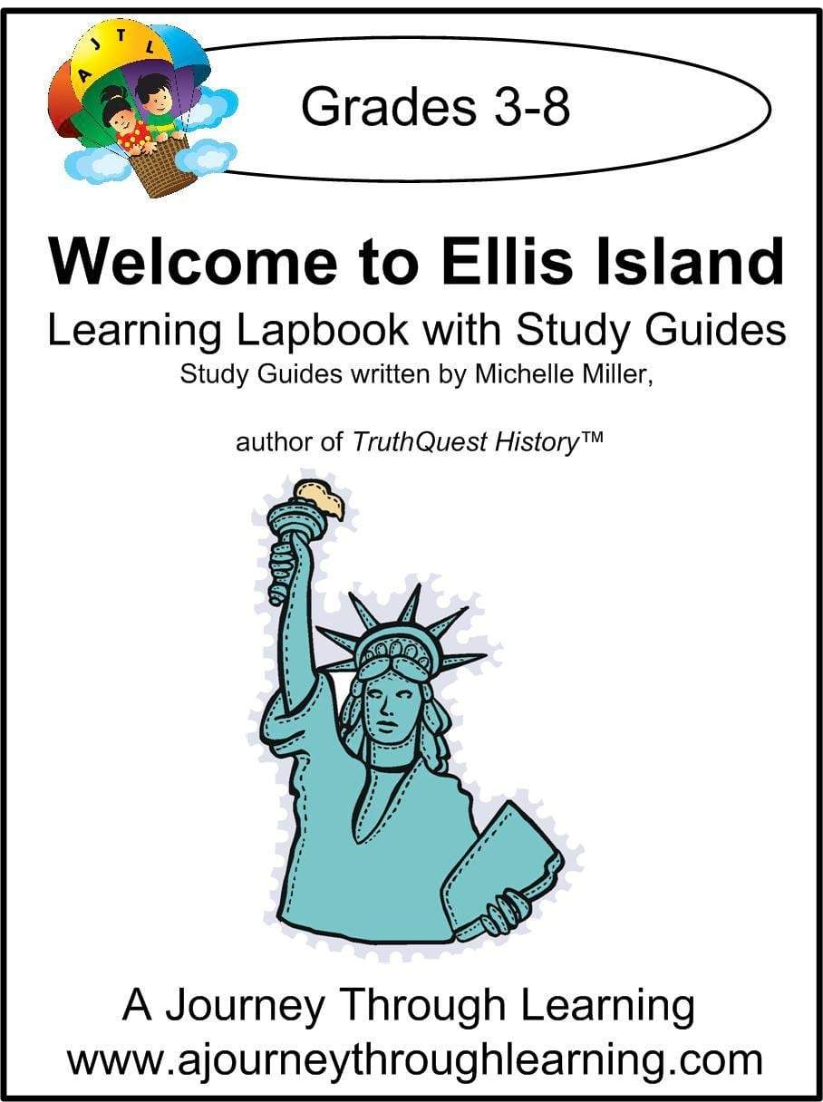 Welcome to Ellis Island Lapbook with Study Guide - A Journey Through Learning Lapbooks 