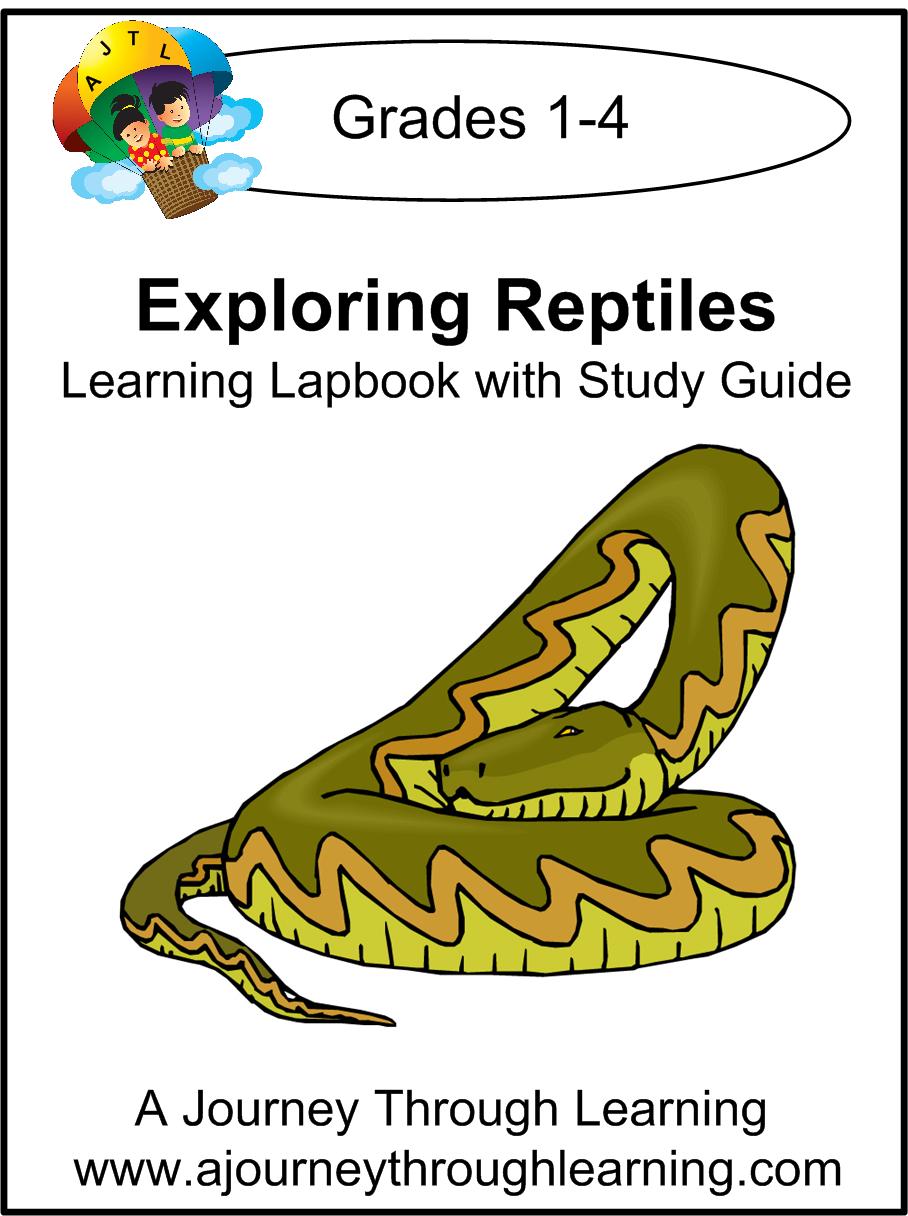 Exploring Reptiles Lapbook with Study Guide