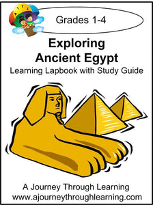 Exploring Ancient Egypt Lapbook with Study Guide - A Journey Through Learning Lapbooks 