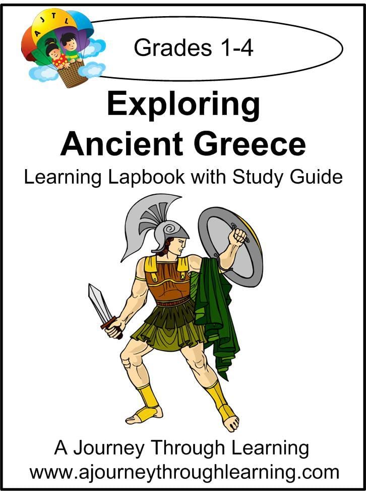 Exploring Ancient Greece Lapbook with Study Guide - A Journey Through Learning Lapbooks 