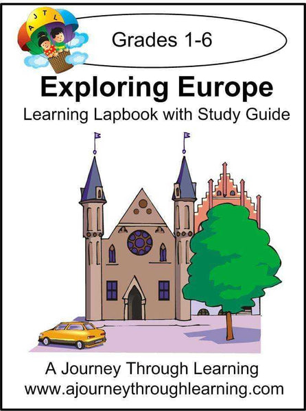 Exploring Europe Lapbook with Study Guide - A Journey Through Learning Lapbooks 