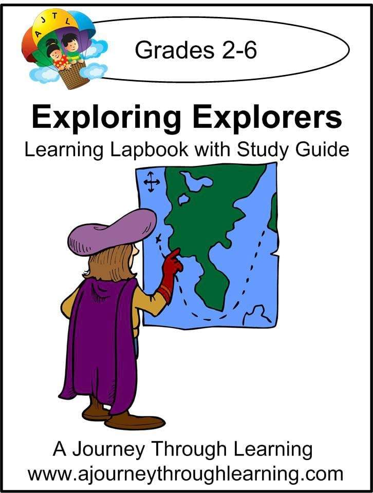 Exploring Explorers Lapbook with Study Guide - A Journey Through Learning Lapbooks 