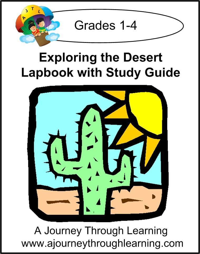 Exploring the Desert Lapbook with Study Guide - A Journey Through Learning Lapbooks 