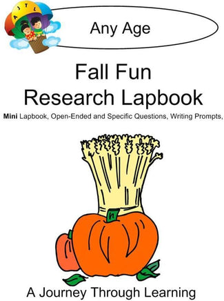 Fall Fun Research Express Lapbook - A Journey Through Learning Lapbooks 