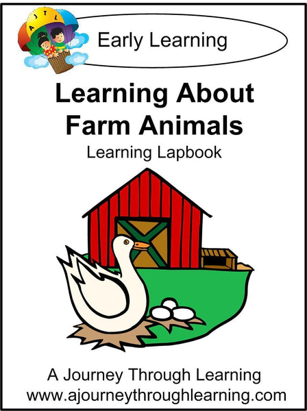 Learning About Farm Animals Lapbook - A Journey Through Learning Lapbooks 