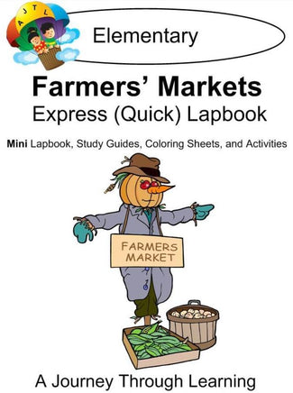 Farmers Market Express Lapbook - A Journey Through Learning Lapbooks 