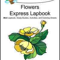Flowers Express Lapbook - A Journey Through Learning Lapbooks 