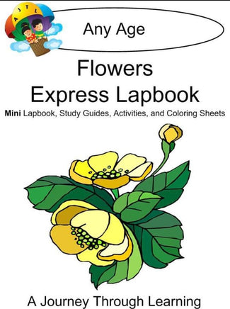 Flowers Express Lapbook - A Journey Through Learning Lapbooks 