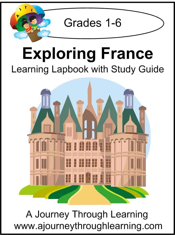 Exploring France Lapbook with Study Guide - A Journey Through Learning Lapbooks 