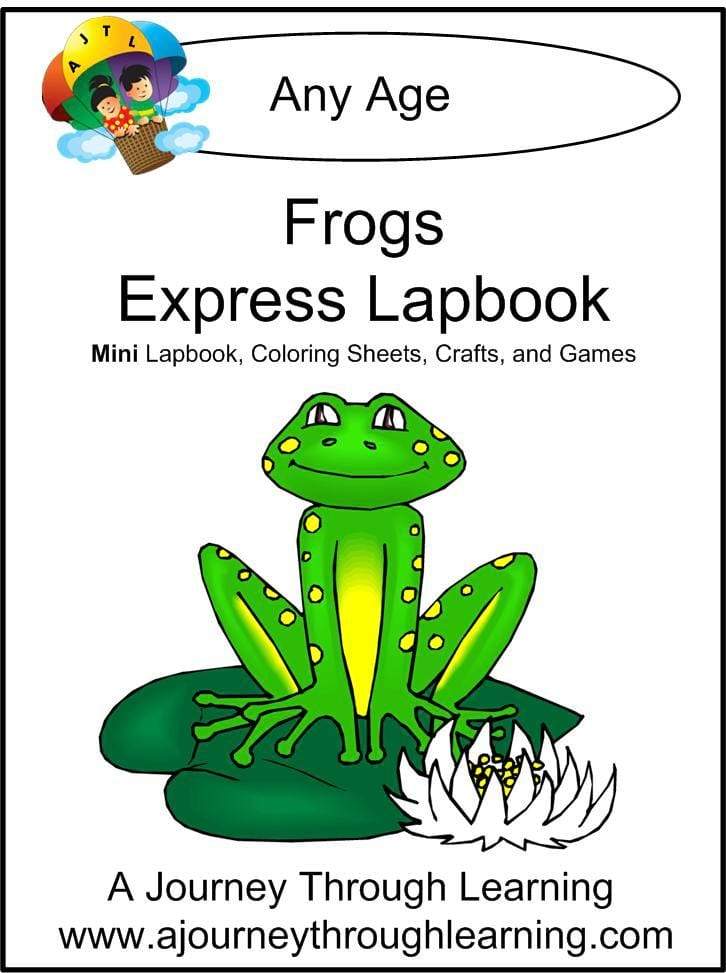 Frogs Express Lapbook - A Journey Through Learning Lapbooks 
