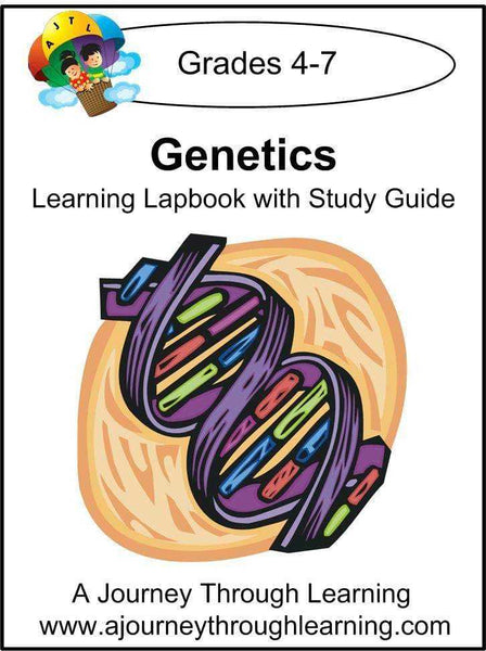 Genetics Lapbook with Study Guide - A Journey Through Learning Lapbooks 