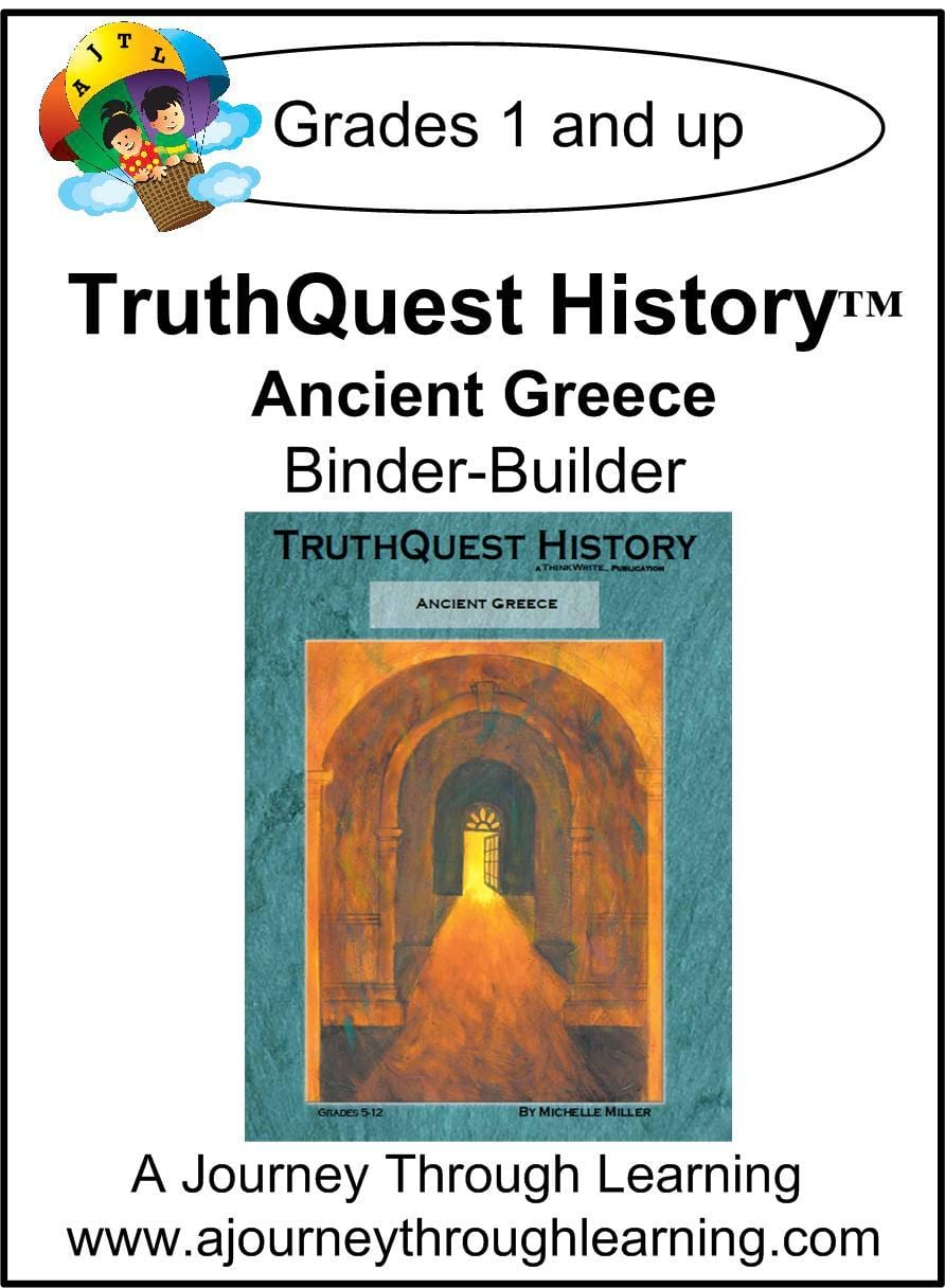 Ancient Greece Supplements Made for TruthQuest History - A Journey Through Learning Lapbooks 