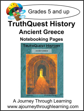 Ancient Greece Supplements Made for TruthQuest History - A Journey Through Learning Lapbooks 