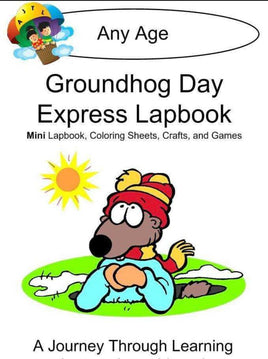 Groundhog Day Express Lapbook - A Journey Through Learning Lapbooks 