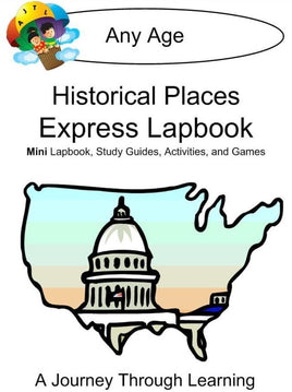 Historical Places Express Lapbook - A Journey Through Learning Lapbooks 