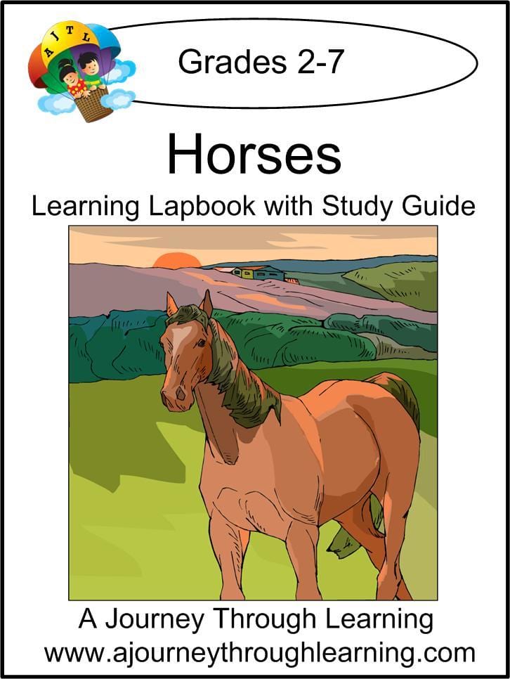 Horses Lapbook with Study Guide - A Journey Through Learning Lapbooks 