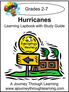 Hurricanes Lapbook with Study Guide - A Journey Through Learning Lapbooks 