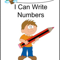 I Can Write Numbers Pages - A Journey Through Learning Lapbooks 