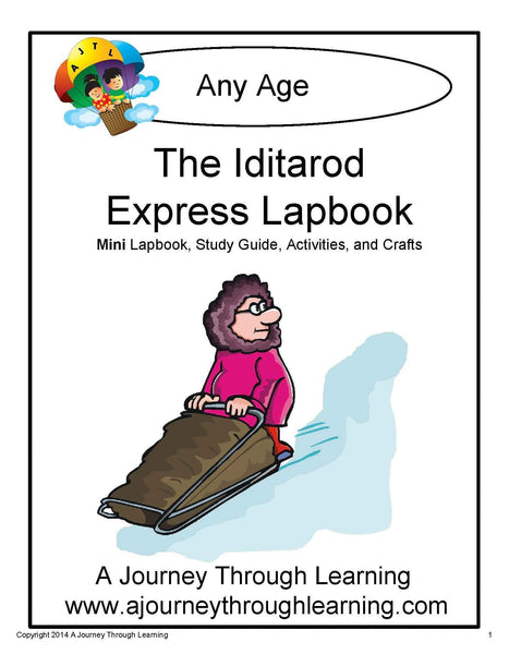 Iditarod Express Lapbook - A Journey Through Learning Lapbooks 