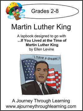 Martin Luther King Lapbook with Study Guide - A Journey Through Learning Lapbooks 