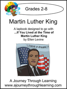 Martin Luther King Lapbook with Study Guide - A Journey Through Learning Lapbooks 