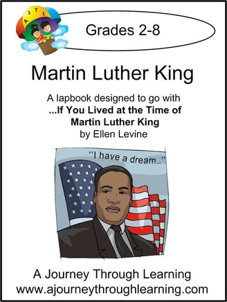 Martin Luther King Lapbook with Study Guide - A Journey Through Learning Lapbooks 