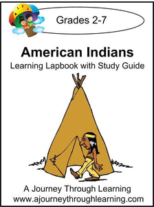 American Indians Lapbook with Study Guide - A Journey Through Learning Lapbooks 