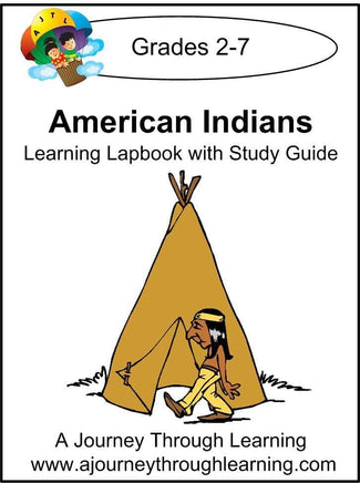 American Indians Lapbook with Study Guide - A Journey Through Learning Lapbooks 